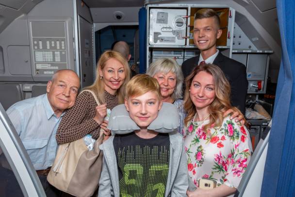 Surprise for passengers on flight from Tallinn